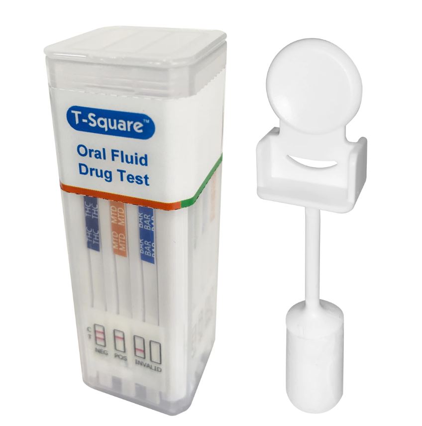 10 Panel Saliva Drug Test T-Square Oral Fluid  QODOA-10106EUO
